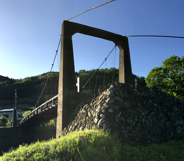 釜戸のつり橋