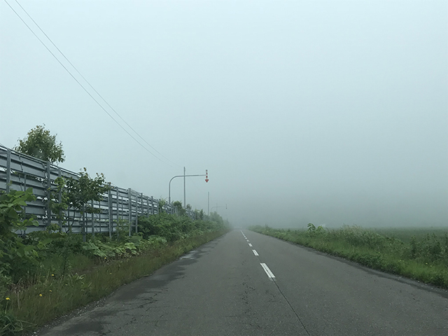 稚内市の霧